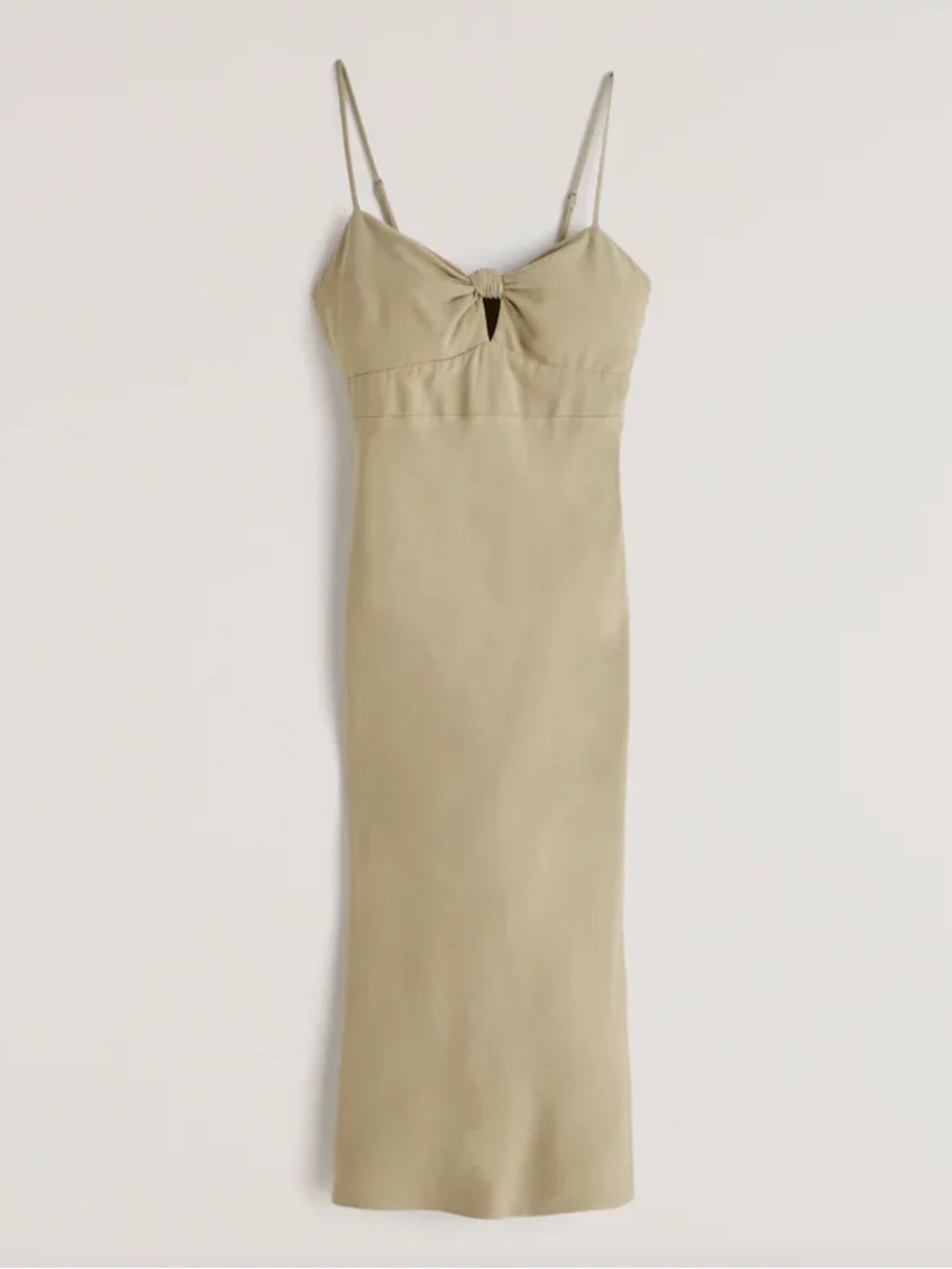 Abercrombie & Fitch Olive Mid Dress